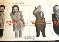 Movie Poster'Trainspotting' UK Quad Advance Film Teaser 1995 (Original) VF +
