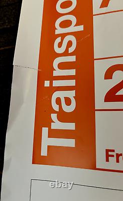 Movie Poster'Trainspotting' UK Quad Advance Film Teaser 1995 (Original) VF +