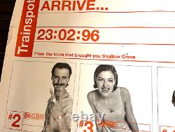 Movie Poster'Trainspotting' UK Quad Advance Film Teaser 1995 (Original) VF +