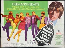 Mrs. Brown, You've Got A Lovely Daughter Original Quad Movie Cinema Poster 1968