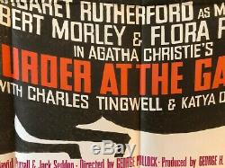 Murder At The Gallop Original Uk Quad Film Poster 1963