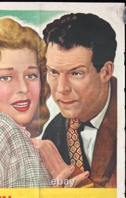 Murder He Says ORIGINAL Quad Movie Poster Fred MacMurray Jean Heather 1945