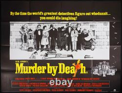 Murder by Death ORIGINAL Quad Movie Cinema Poster Maggie Smith Peter Sellers'76