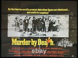 Murder by Death ORIGINAL Quad Movie Cinema Poster Neil Simon Peter Sellers 1976