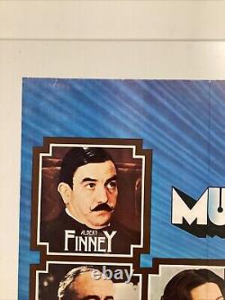 Murder on the Orient Express 1974 Original UK Quad Movie Poster 40x30 inches