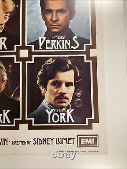 Murder on the Orient Express 1974 Original UK Quad Movie Poster 40x30 inches