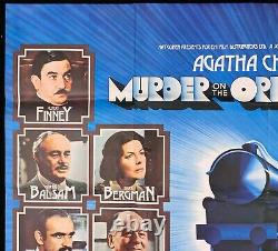 Murder on the Orient Express Original Quad Movie Poster Agatha Christie 1974