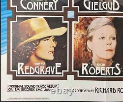 Murder on the Orient Express Original Quad Movie Poster Agatha Christie 1974
