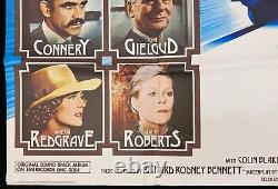 Murder on the Orient Express Original Quad Movie Poster Agatha Christie 1974