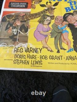 Mutiny On The Buses Original Quad Movie Poster Reg Barney 72
