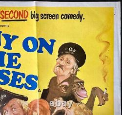 Mutiny on the Buses ORIGINAL Quad Movie Film Cinema Poster HAMMER Reg Varney'72