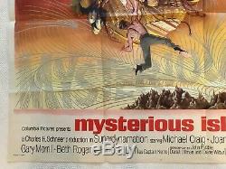 Mysterious Island Original Movie Quad Poster 1961 Ray Harryhausen, Michael Craig