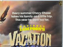 NATIONAL LAMPOON'S VACATION (1983) Original Cinema Quad Poster Chevy Chase