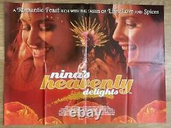 NINA'S HEAVENLY DELIGHTS Original QUAD Movie POSTER LGBT LESBIAN BRITISH