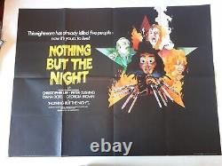 NOTHING BUT THE NIGHT POSTER UK QUAD ORIGINAL 30x40 1973 VINTAGE