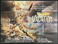 National Lampoon's Vacation Original Quad Movie Cinema Poster Chevy Chase 1983