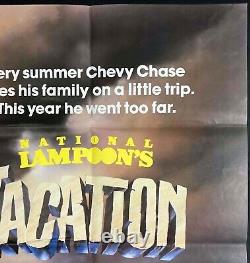 National Lampoon's Vacation Original Quad Movie Cinema Poster Chevy Chase 1983