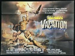 National Lampoons Vacation ORIGINAL Quad Movie Cinema Poster Chevy Chase 1983