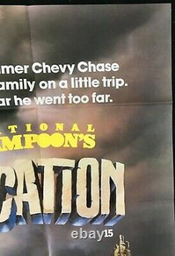 National Lampoons Vacation ORIGINAL Quad Movie Cinema Poster Chevy Chase 1983