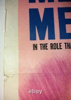 Never On Sunday Original Uk Quad Film Poster 1960 Melina Mercouri