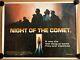 Night Of The Comet -original British Quad Cinema Movie Poster -rare Cult Classic