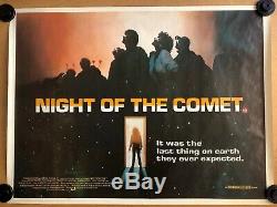 Night Of The Comet -Original British Quad Cinema Movie Poster -Rare Cult Classic