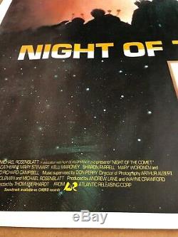 Night Of The Comet -Original British Quad Cinema Movie Poster -Rare Cult Classic