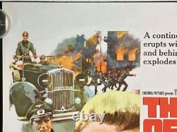 Night of the Generals Original Quad Movie Poster Peter O'Toole Omar Sharif 1967