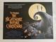 Nightmare Before Christmas 1993 Original Rolled Uk Quad Cinema Poster