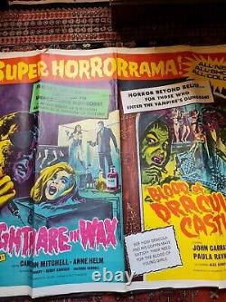 Nightmare In Wax Quad Horror Cinema Poster Original