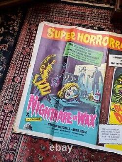 Nightmare In Wax Quad Horror Cinema Poster Original
