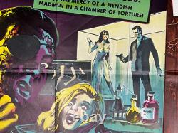 Nightmare in Wax / Blood of Dracula's Castle 1969 Double Bill Quad Film Poster