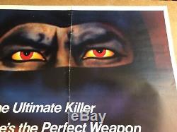 Ninja 3 Original British Quad Cinema Movie Poster Sho Kosugi