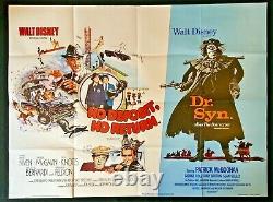 No Deposit No Return Dr Syn Original Quad Cinema Movie Poster Walt Disney 1976