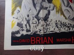 No Place To Hide 1956 British Quad Poster David Brian Marsha Hunt
