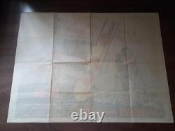 No Place To Hide 1956 British Quad Poster David Brian Marsha Hunt