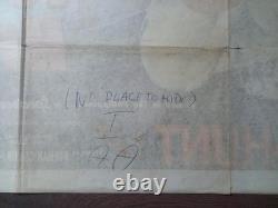 No Place To Hide 1956 British Quad Poster David Brian Marsha Hunt