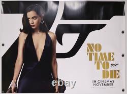 No Time To Die original movie poster 30x40 British Quad Ana De Armas 007 Bond