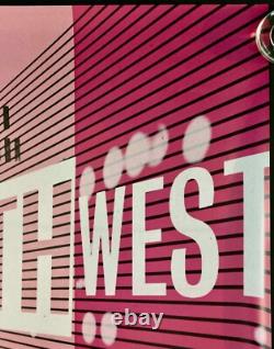 North by North West Original Quad Movie Cinema Poster Hitchcock BFI 2017 RR North by North West Original Quad Movie Cinema Poster Hitchcock BFI 2017 RR