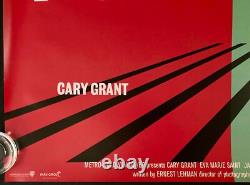 North by North West Original Quad Movie Cinema Poster Hitchcock BFI 2017 RR