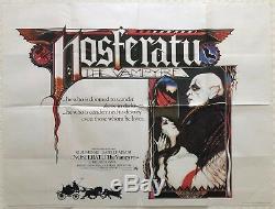 Nosferatu the Vampyre Original British Movie Quad 1979 David Palladini Art
