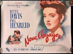 Now Voyager Quad Movie Poster Bette Davis BFI 2021 ReRelease