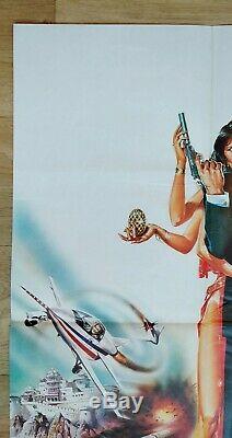 OCTOPUSSY (1983) original UK quad movie poster Roger Moore JAMES BOND 007