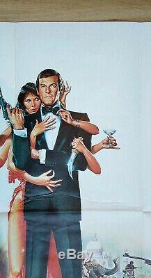 OCTOPUSSY (1983) original UK quad movie poster Roger Moore JAMES BOND 007