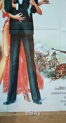 OCTOPUSSY (1983) original UK quad movie poster Roger Moore JAMES BOND 007