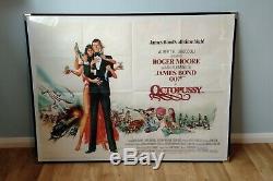 OCTOPUSSY (1983) original UK quad movie poster Roger Moore JAMES BOND 007