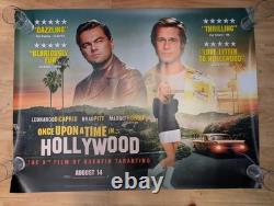 ONCE UPON A TIME IN HOLLYWOOD (2019) Original UK Quad Poster DS Rolled