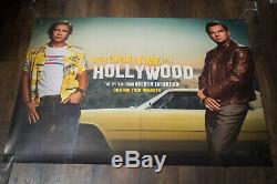 ONCE UPON A TIME IN HOLLYWOOD B 30 x 40 Uk Quad Movie Poster Original 2019