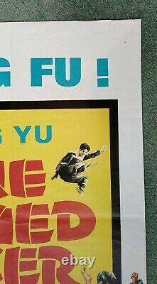 ONE ARMED BOXER (1971) original UK quad movie poster -v. RARE- Fantastic Kung Fu