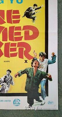 ONE ARMED BOXER (1971) original UK quad movie poster -v. RARE- Fantastic Kung Fu